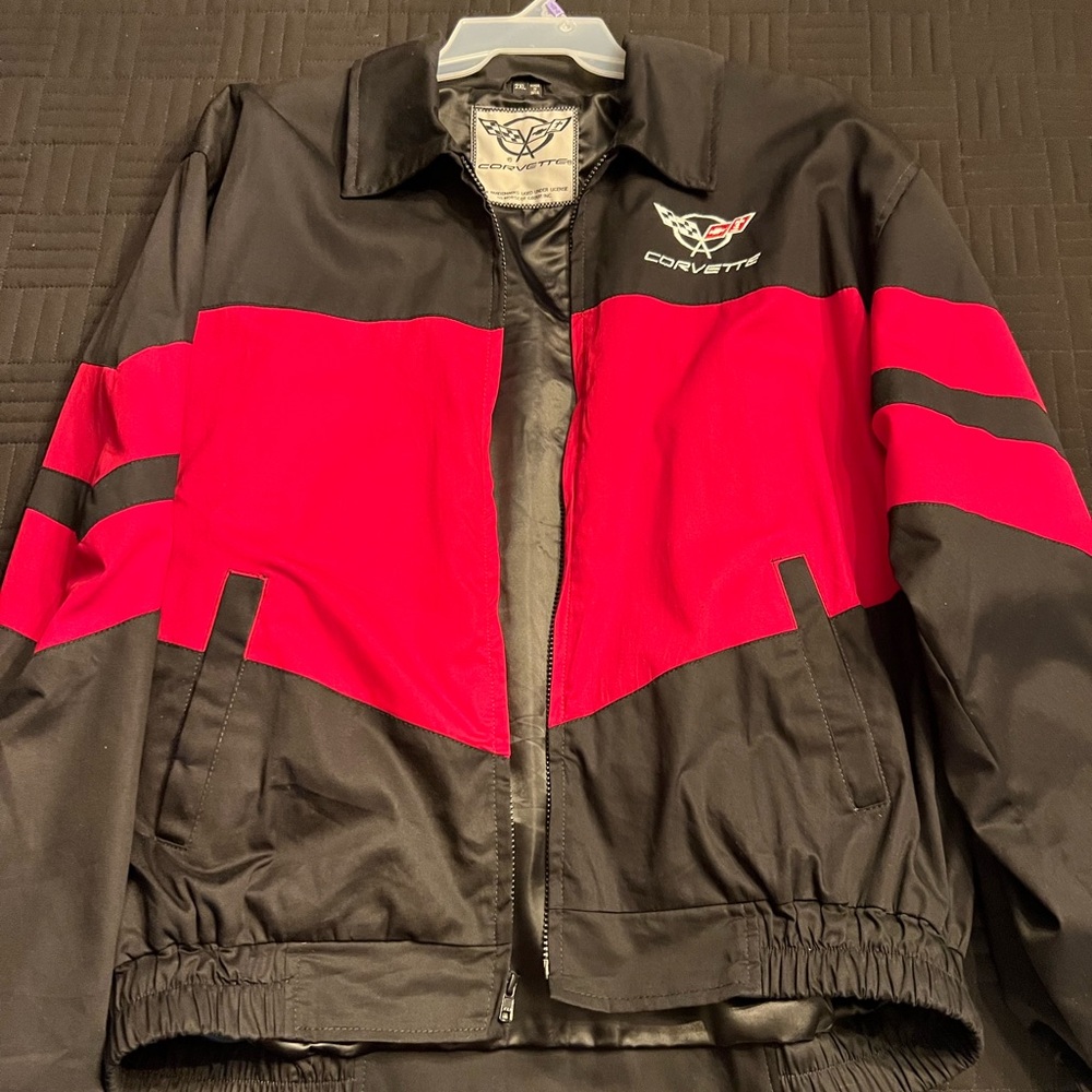 Men’s 2XL C5 Corvette Jacket Red Black